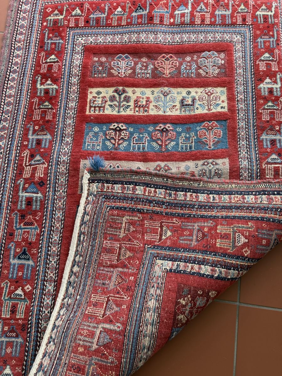 Kelim Tappeti: Schöner Orientteppich  Gabbeh  handgeknüpft, – Usato da Zürich venduto da sne.swiss 1