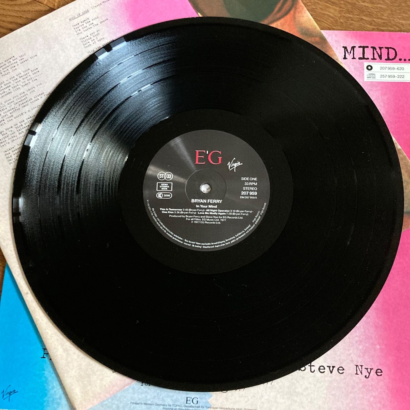 Dischi in vinile: Bryan Ferry - In Your Mind, LP – Usato da Bern venduto da Ntsamina 2