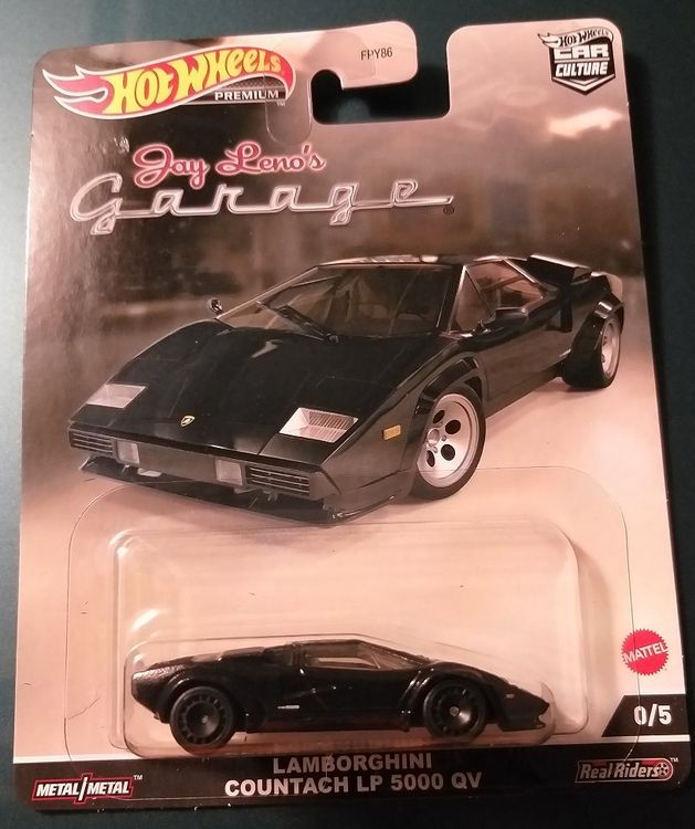 Hot Wheels Premium Jay Leno's Garage Lambo Countach schwarz Kaufen