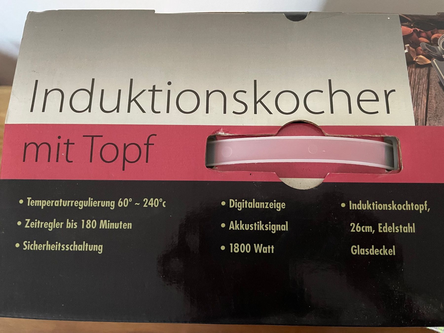 Elettrodomestici da cucina: Induktionskocher / Einzelkochplatte Neu und Originalverpackt – Nuovo e nell'imballaggio originale da Münchenbuchsee venduto da hamama18 2