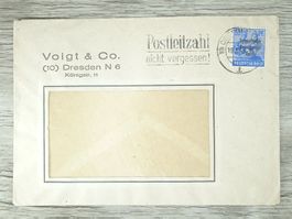 TR05 Enveloppe + Timbre Allemagne 1948