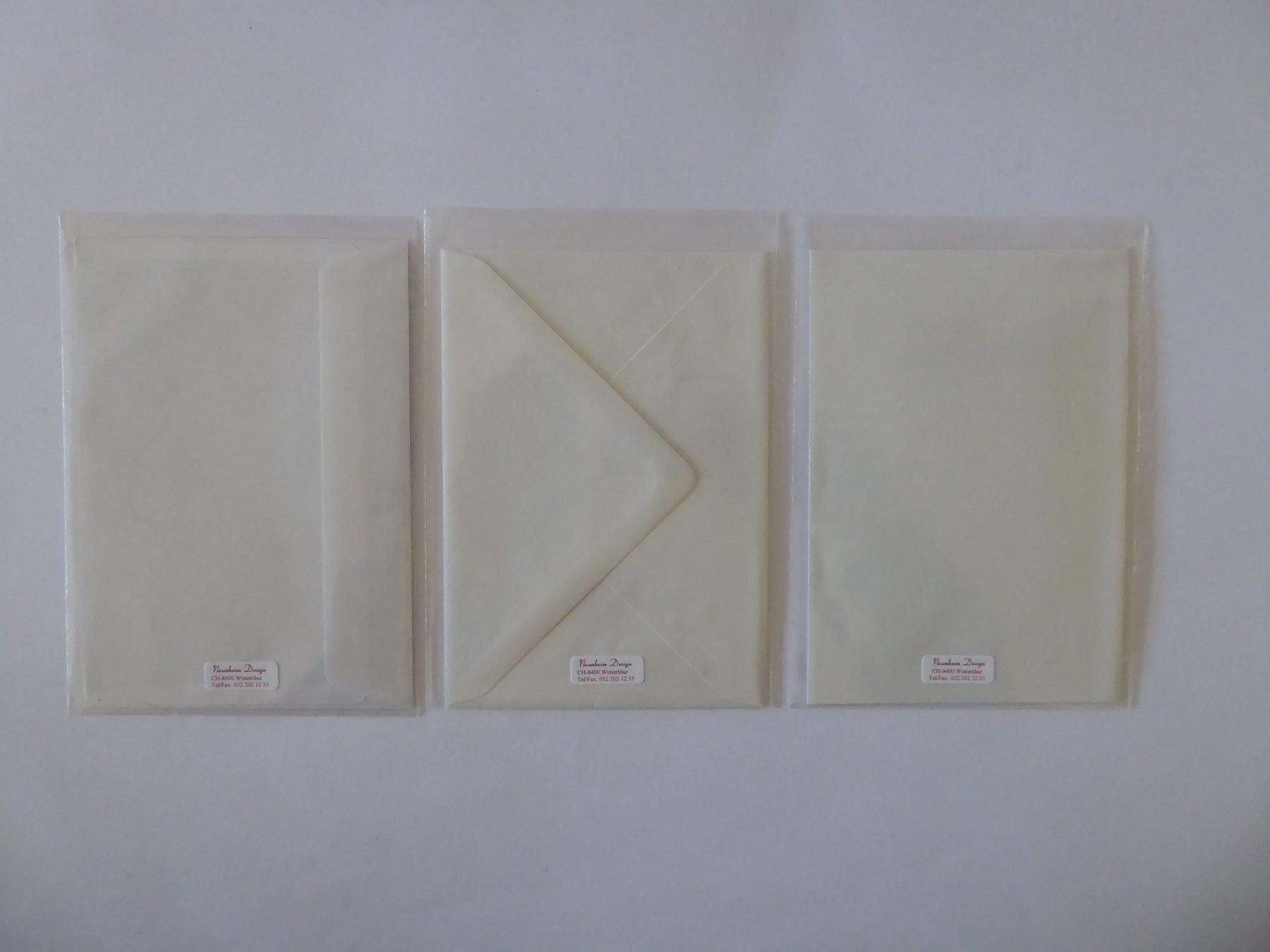 Cartoline: Trauer Doppelschreibkarten u. Couverts – Nuovo e nell'imballaggio originale da Turbenthal venduto da Panau 1
