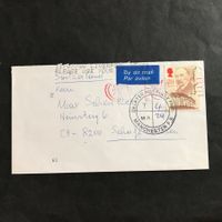 NP Brief aus ENGLAND mit T-Entwertung