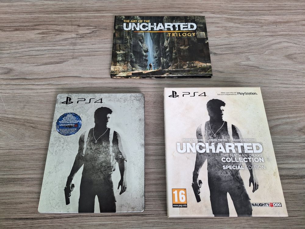 JEU PS4 UNCHARTED The Nathan Drake Collection Édition Spéciale Goodies