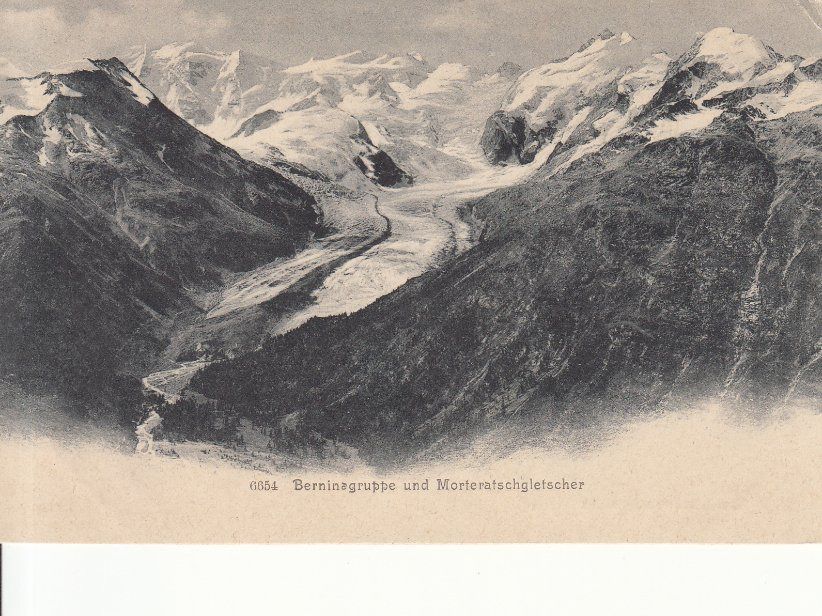 Cartoline postali: Morteratschgletscher ca. 1910 – Usato da Bürglen TG venduto da StampGraf