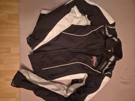 Motorradjacke Probiker schwarz weiss Grösse 34 gebraucht