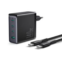 Chargeur rapide GaN Ultra 140 W 3C1A +câble C vers C JOYROOM