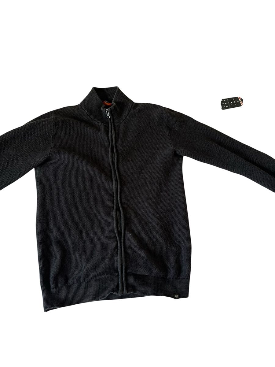 Maglioni & Felpe: Indicode Strickjacke mit Reissverschluss, Grösse M, Schwarz – Usato da Basel venduto da hut_76rq 1