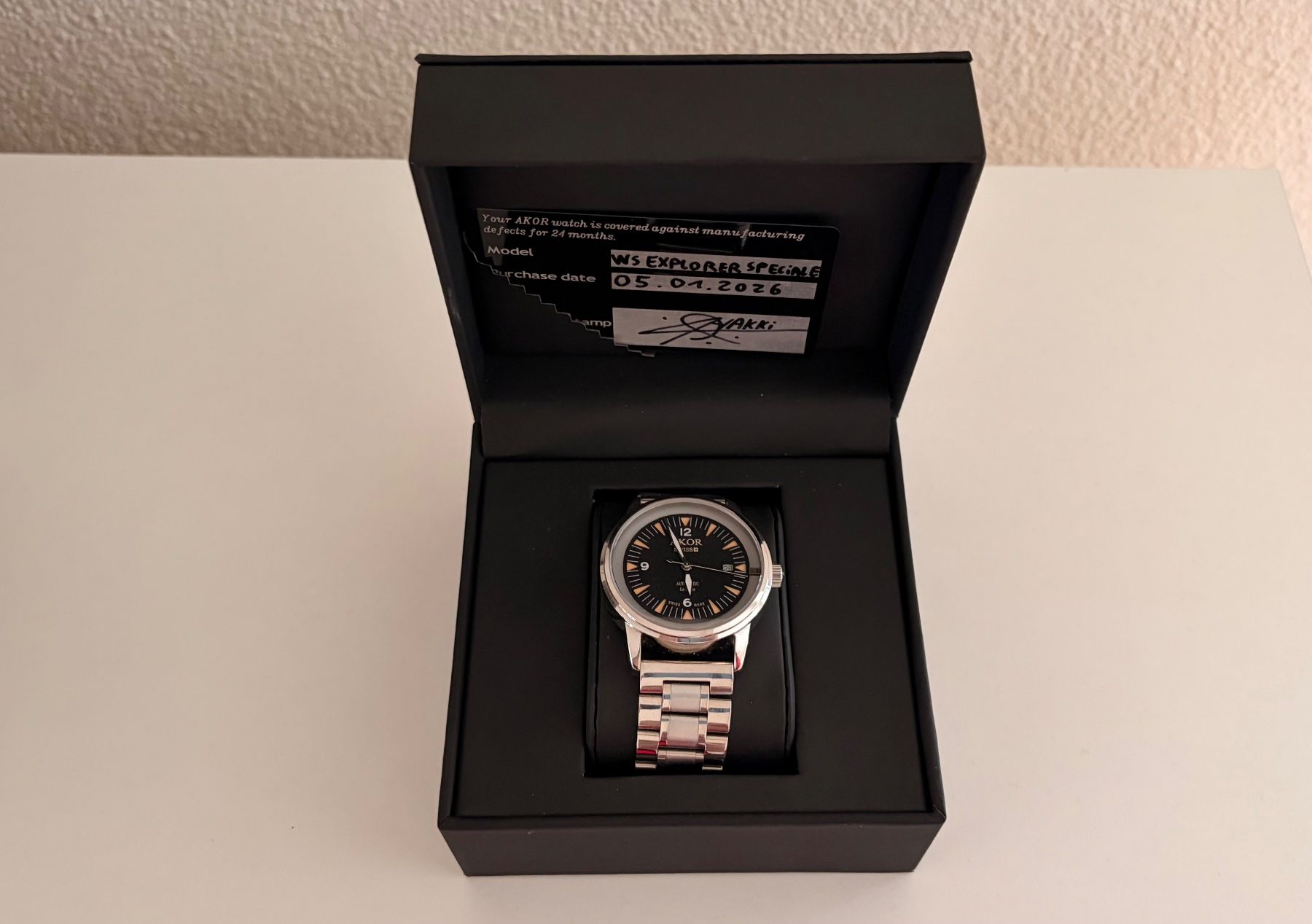 Orologi: Automatik Akor Sw Explorer Special, Full Set – Nuovo (secondo la descrizione) da Adliswil venduto da TV-Link 2