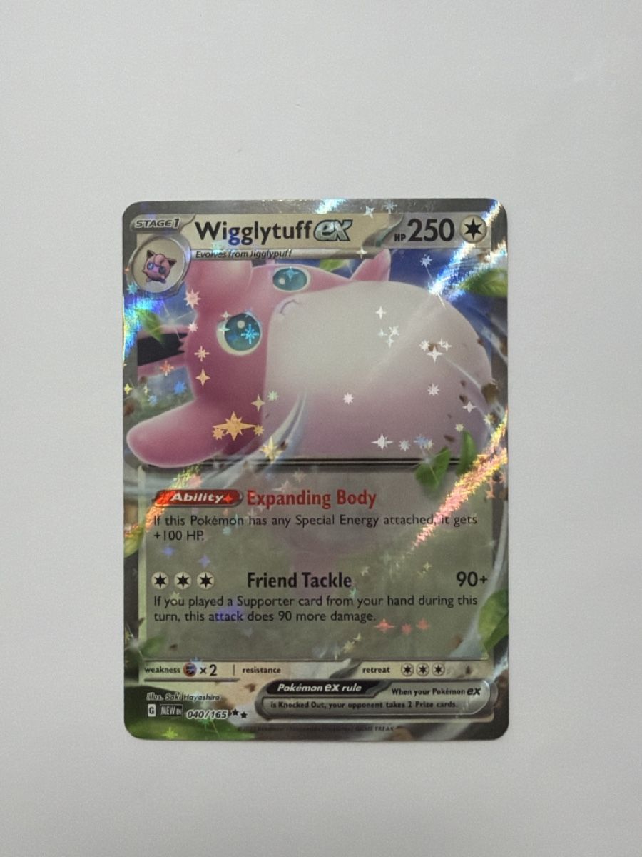Pokémon Carte collezionabili: Pokemon Wiglytuff EX 040/165 – Nuovo (secondo la descrizione) da Turtmann venduto da pat_w58r