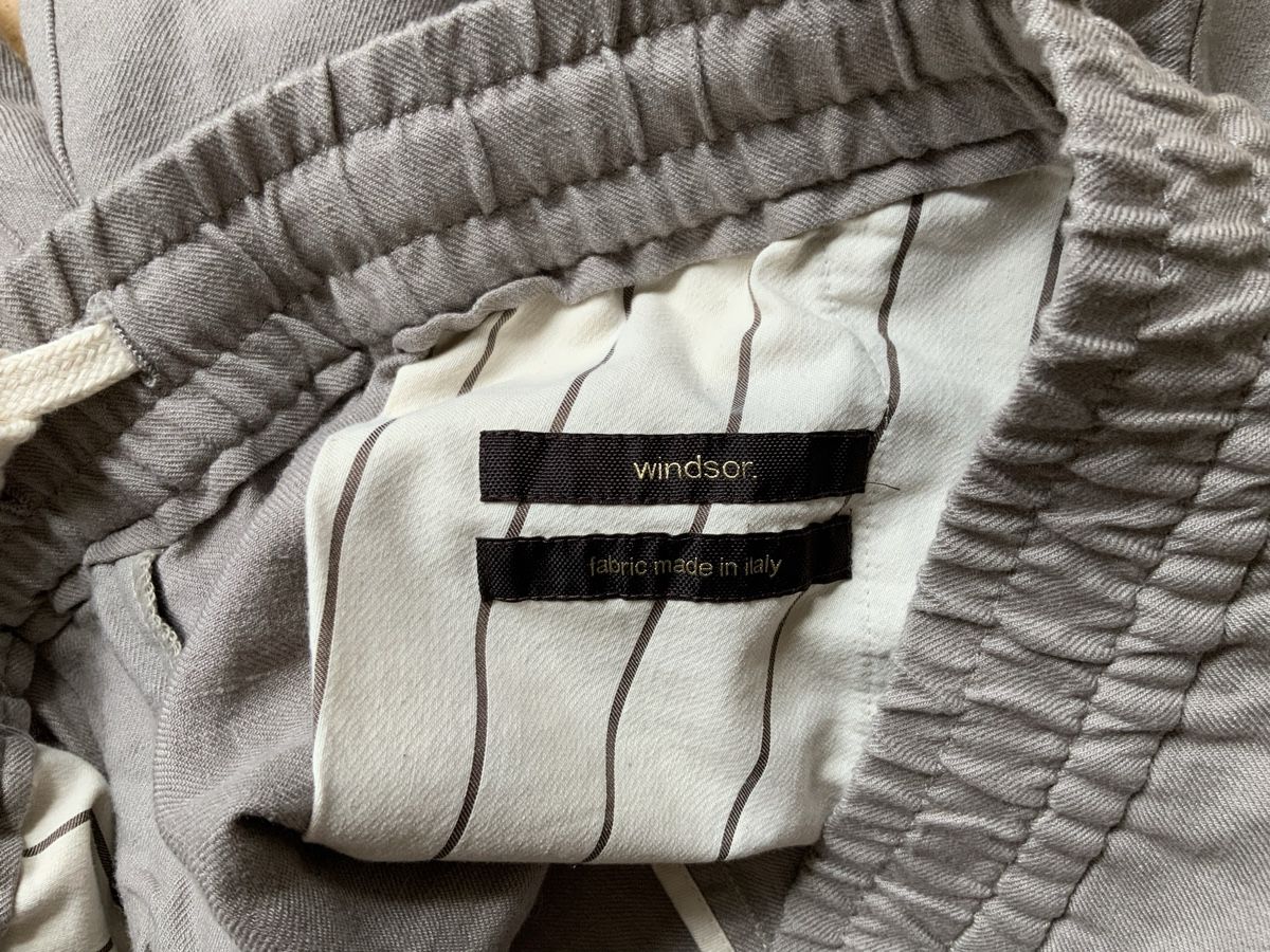 Windsor Pantalons: Windsor Hose Grösse 52 regular fit grau Leinen – Neuf (Voir description) à Zürich par freeheelfex 4