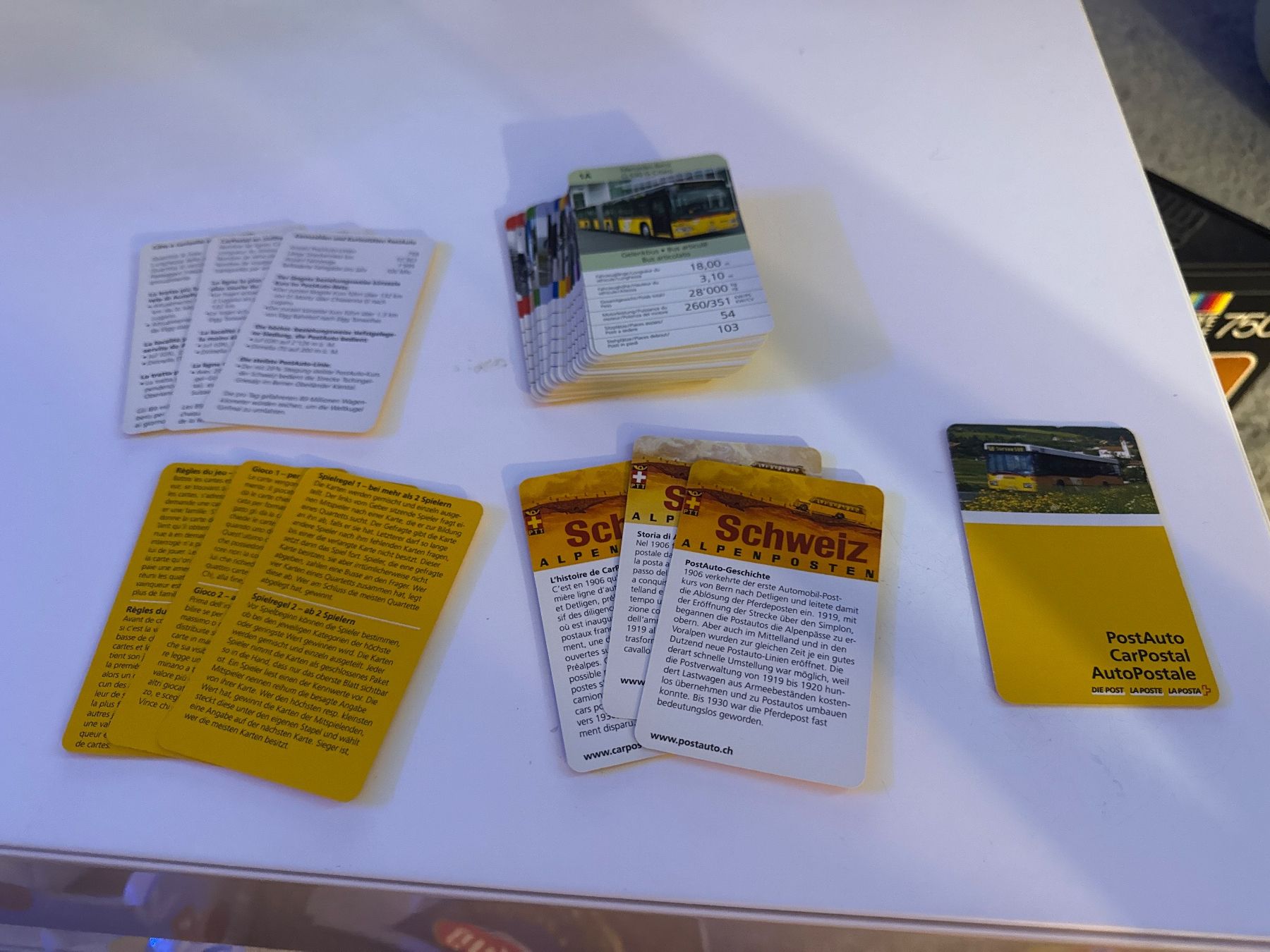 Giochi: PostAuto Quartett Komplett – Usato da Allschwil venduto da meeresperle 2