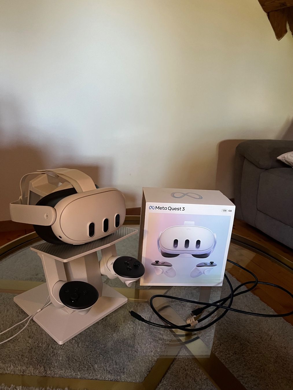 Meta Casco VR: Meta Quest 3 (128 GB) VR Headset + stand – Nuovo (secondo la descrizione) da Bülach venduto da vental22