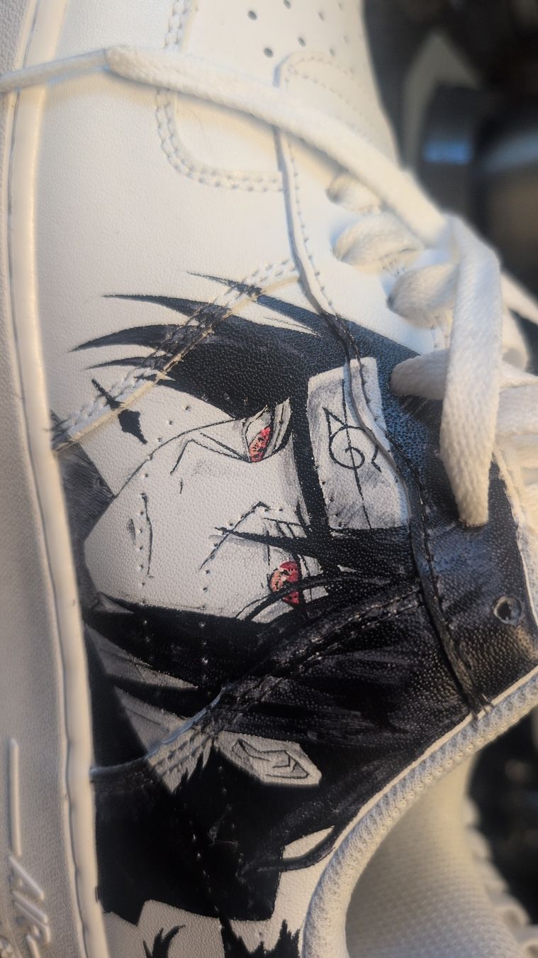 Nike Scarpe da uomo: Nike Air Force Itachi (Naruto) – Nuovo (secondo la descrizione) da Thalwil venduto da Juventus1897Si 3