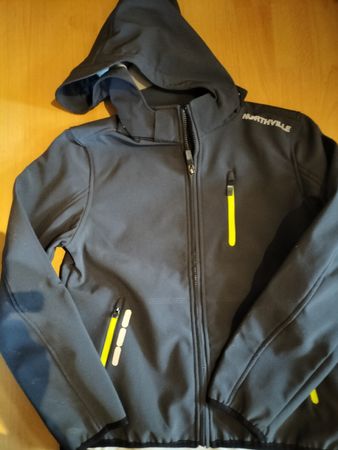 Softshell Jacke Northville mit Kapuze dunkelgrau  neu