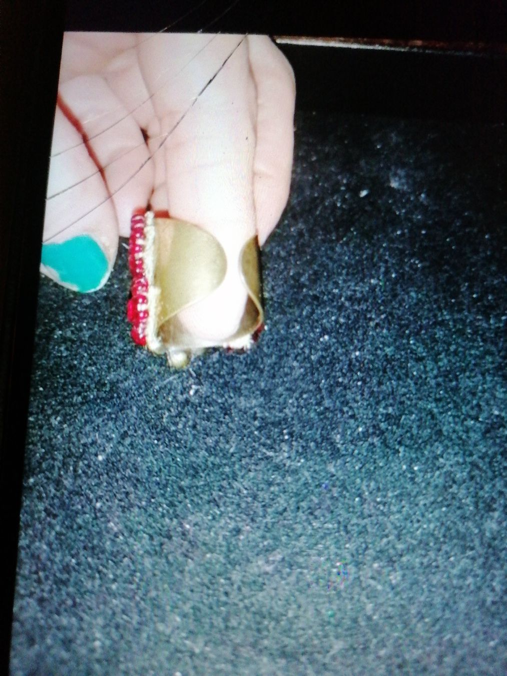 Anelli: Roter Statement Ring mit Schmucksteinen, Grösse verstellbar – Nuovo (secondo la descrizione) da Birrwil venduto da inf_2qrx 2