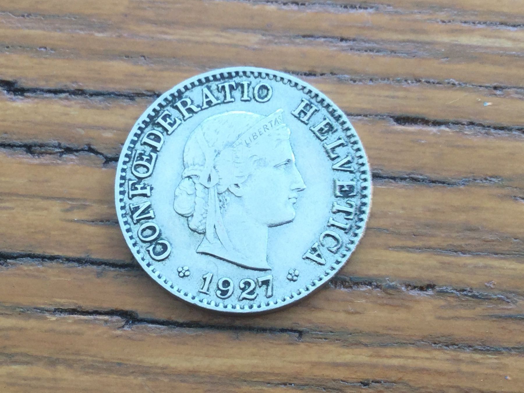 Tutti le monete: 5Rp. 1927 – Usato da Riehen venduto da hansi999 1