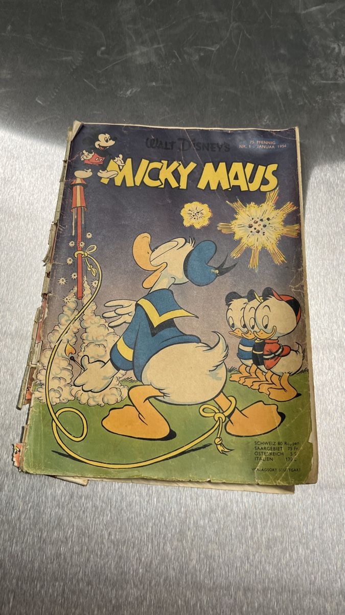 Fumetti: Walt Disney Micky Maus Heft 1, Januar 1954 – Usato da Bern venduto da daskannweg
