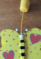 Deckenlampe Schmetterling gelb Kinderzimmer neuwertig