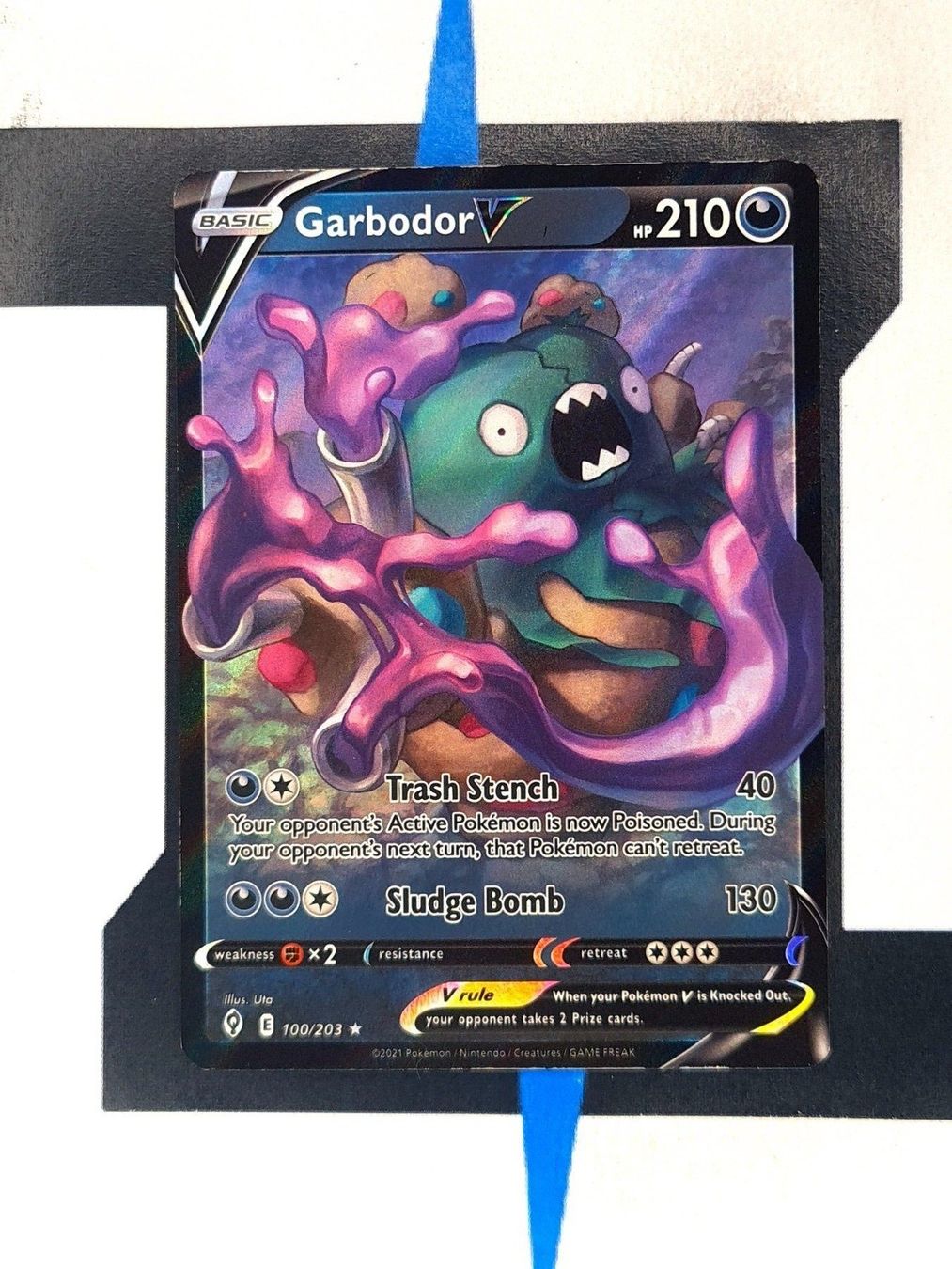 Pokémon Sammelbilder & Trading cards: Garbodor V EVS100 EN Good – Gebraucht aus Basel von Zadoys