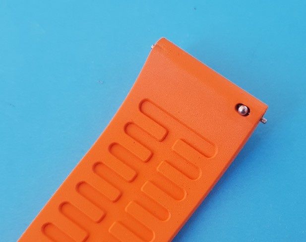 Bracelets: Rubber Strap Kautschuk Armband 18 mm orange 0385 – Neuf avec emballage d'origine à Leipzig par rheingold_watches 2