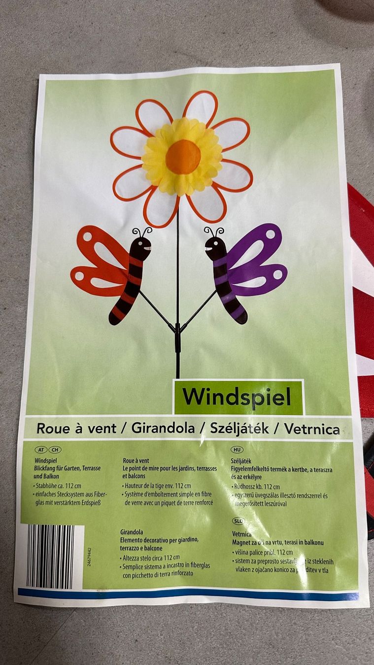 Altro in Decorazioni & Accessori: Windspiel Windrad Blume mit Schmetterling – Nuovo (secondo la descrizione) da Schönenbuch venduto da marisli80 2