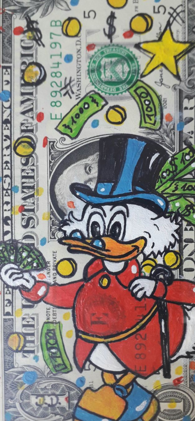 Gemälde: Gemälde Dagobert Duck Manuela Reitz – Neu und originalverpackt aus Balve von Manu_1303 2