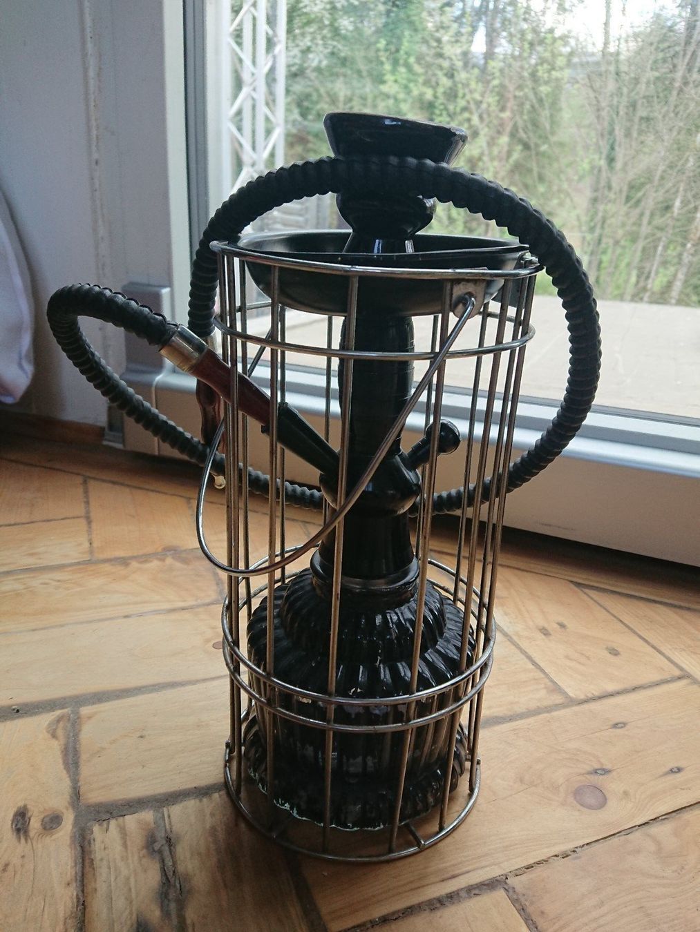 Wasserpfeifen: Wasserpfeife mit Gitterschutz shisha – Gebraucht aus Wittenbach von Aberanders 5