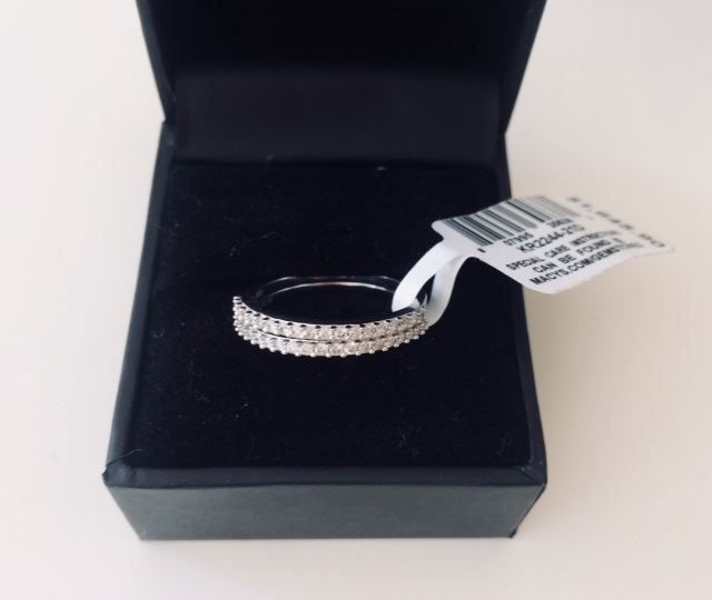 Ringe: NEW Diamant - Alliance Ring (2 Teillig) – Neu und originalverpackt aus Zürich von jujusi 2