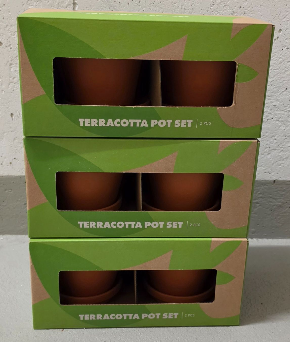 Coop Vasi per fiori: Terracotta Topfset, 6 Töpfe inkl. Unterteller – Nuovo e nell'imballaggio originale da Bassersdorf venduto da ciao555