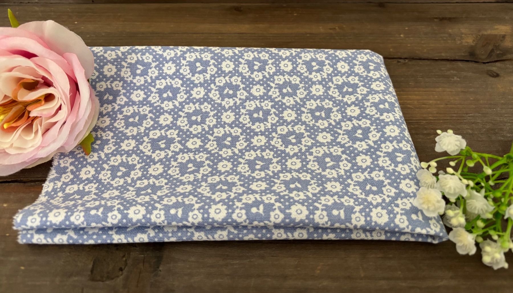 Tessuti: Greengate Baumwollstoff 'Fay Blue' – Nuovo (secondo la descrizione) da Luzern venduto da celine7373