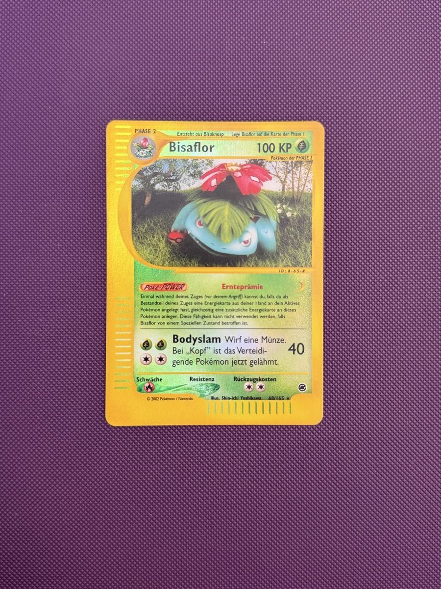 Pokémon Carte collezionabili: Bisaflor 68/165 Expedition Reverse Holo Deutsch – Usato da Münchenstein venduto da sal_t2bm