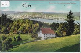 Baldern mit Aussicht gegen Zürich - Litho