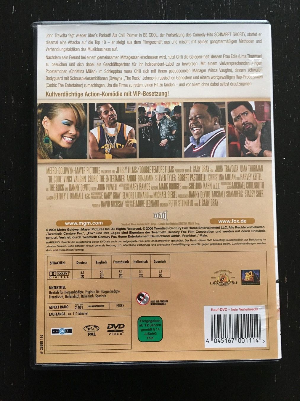 Tutti i DVDs: DVD BeCool – Usato da Regensdorf venduto da scheissspiel 1