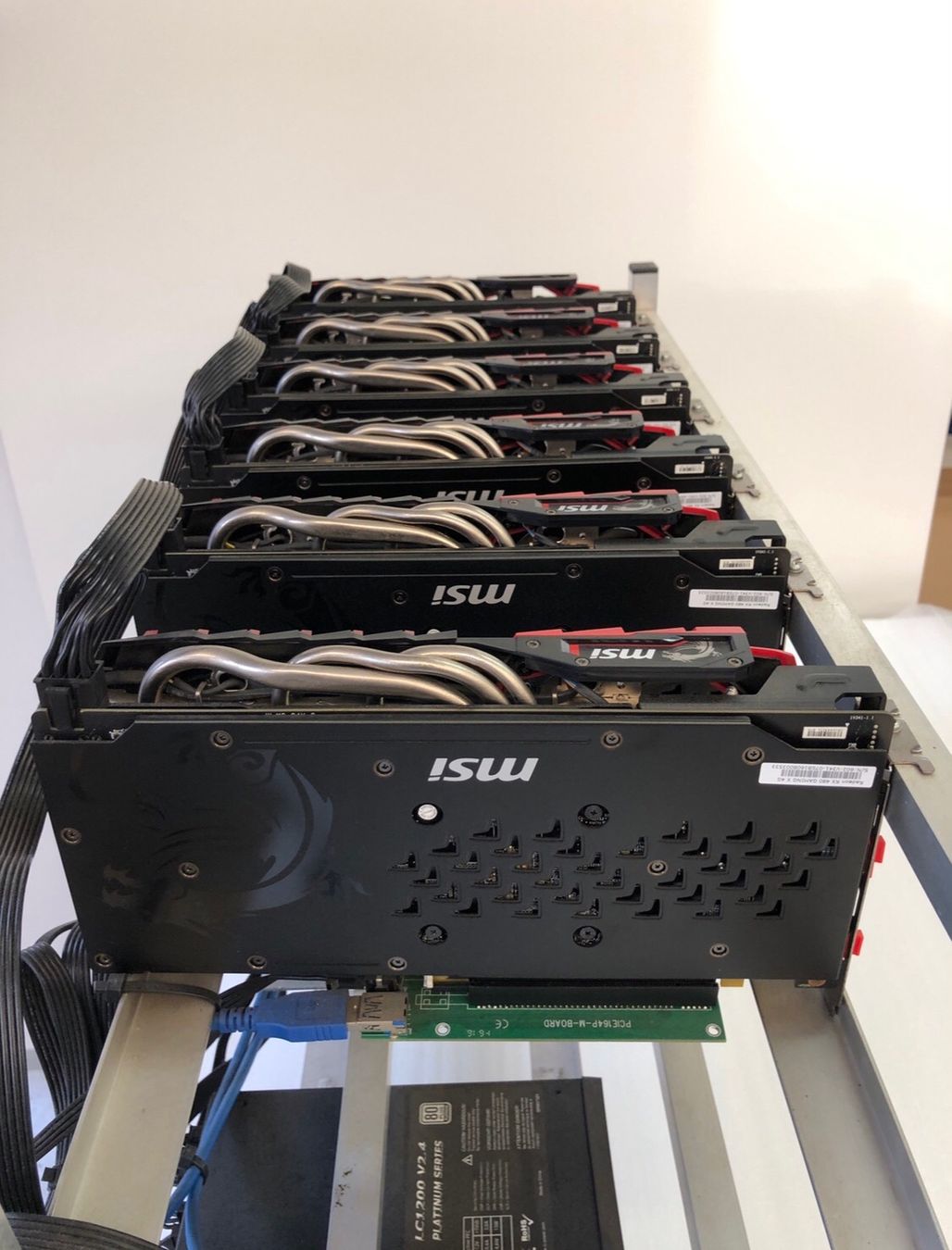Coin Miner: Mining Rig 6x MSI RX 580 8GB – Usato da Altstätten SG venduto da Drwall 3