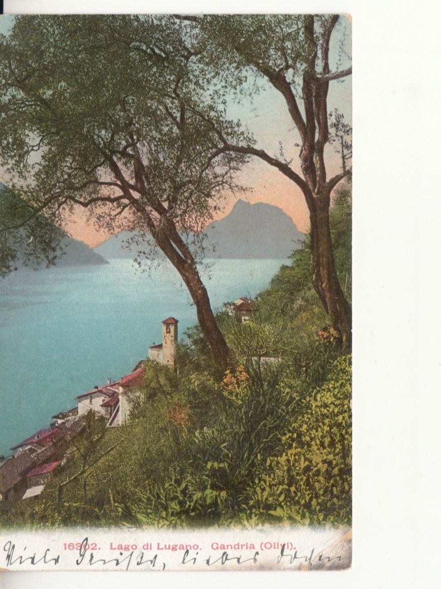 Cartoline postali: Gandria 1906 – Usato da Bürglen TG venduto da StampGraf