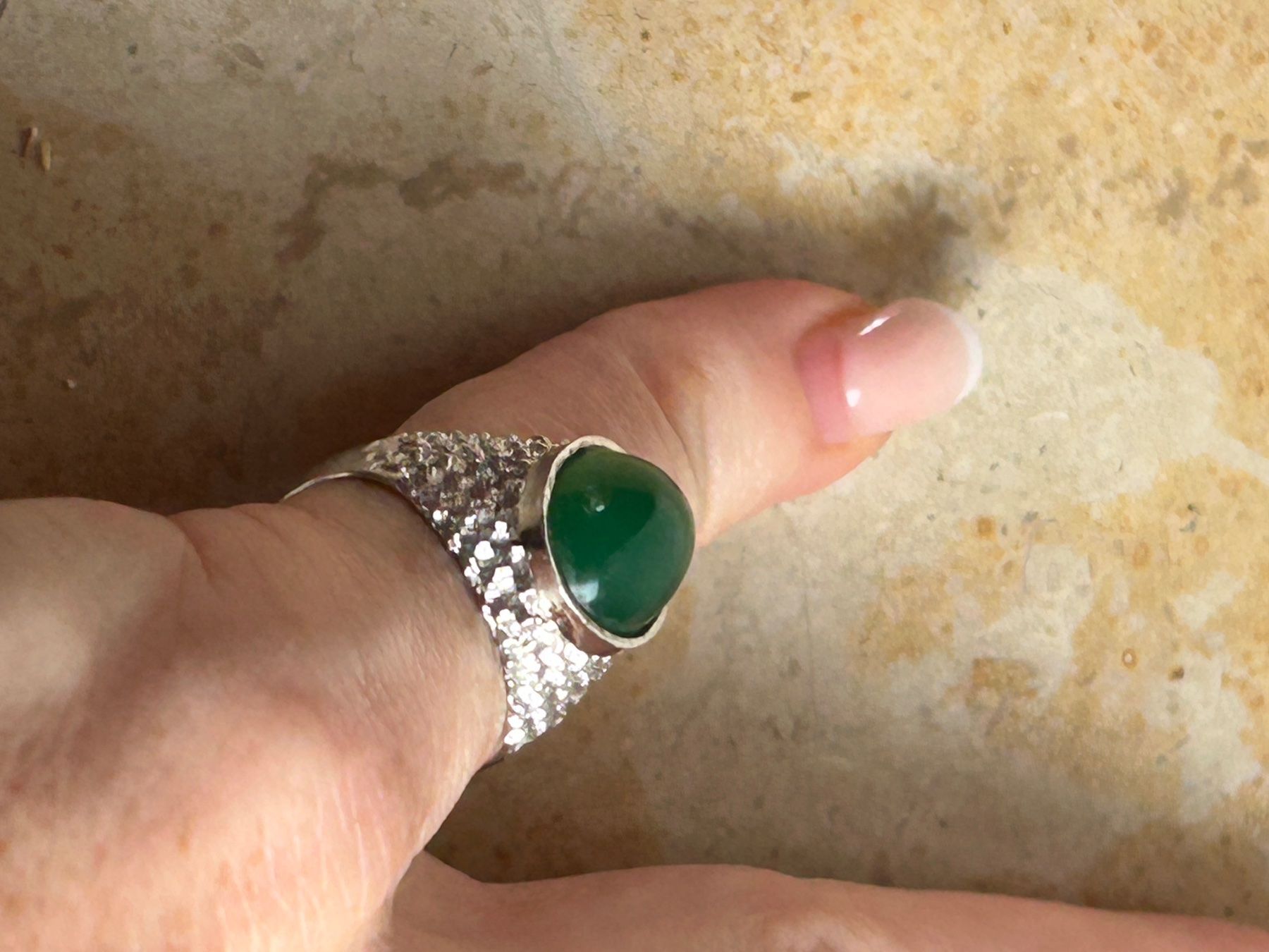 Ringe: Vintage Ring edel GREEN (Grösse 53) – Gebraucht aus Dittingen von Bijoubelle 4