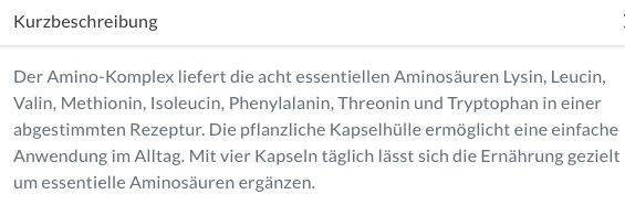 Cibi & Specialità: Amino-Komplex von vitamoment – Nuovo e nell'imballaggio originale da Unterlangenegg venduto da schmidis03 1