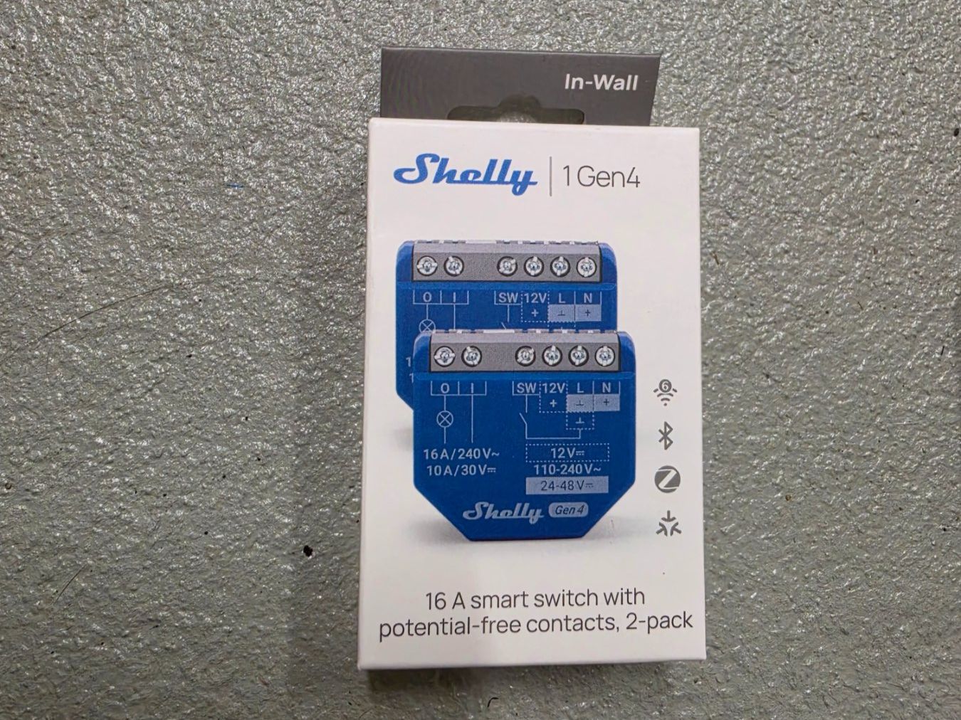 Shelly Sistema di controllo: Shelly 1 Gen4 Smart Switch 2-Pack – Nuovo e nell'imballaggio originale da Elsau venduto da MattiaB01