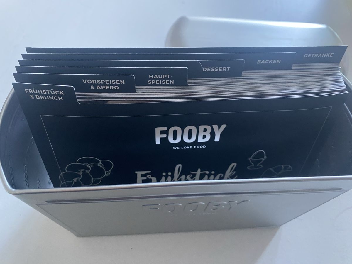 Libri: Box Fooby mit Rezepten, NEU – Nuovo (secondo la descrizione) da Gümligen venduto da Primeselection 1