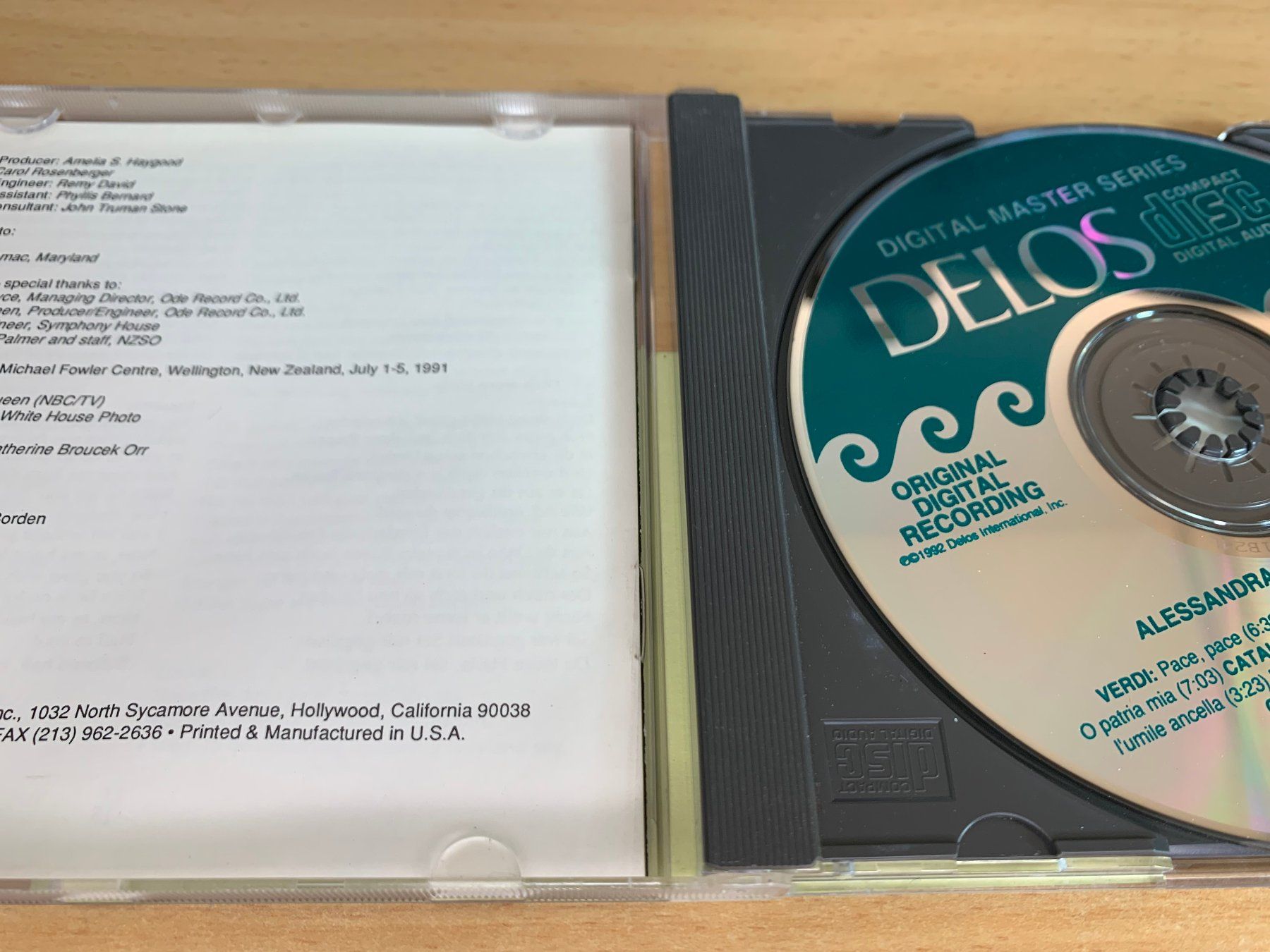 CD: Alessandra Marc – American Diva – Usato da Rikon im Tösstal venduto da Alpenmutz 2