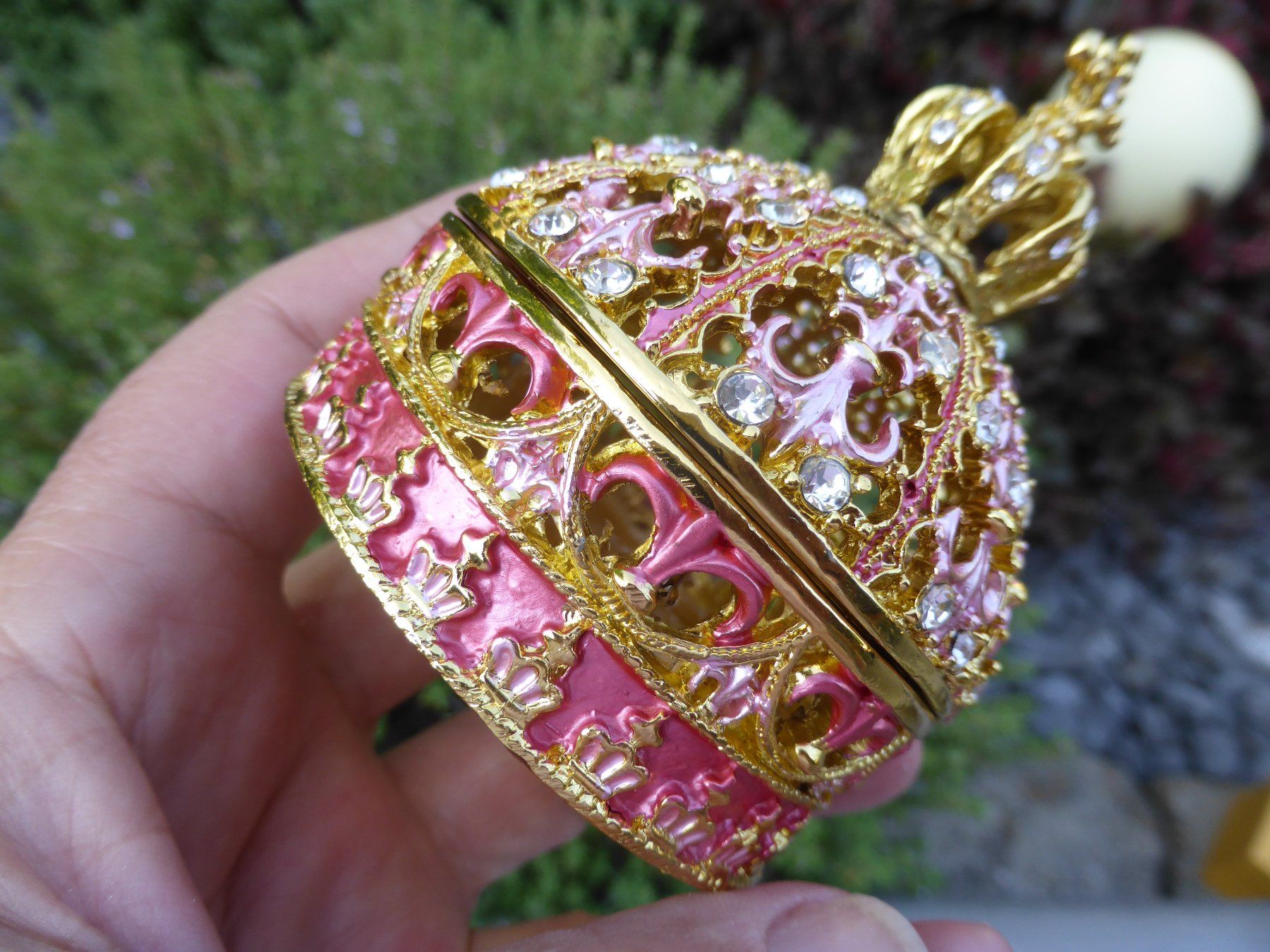 Autres soins & cosmétiques: KRONE SCHMUCKDOSE - PILLENDOSE EMAILLE MIT STRASS - NEU – Neuf avec emballage d'origine à Reinach AG par pussi100 6