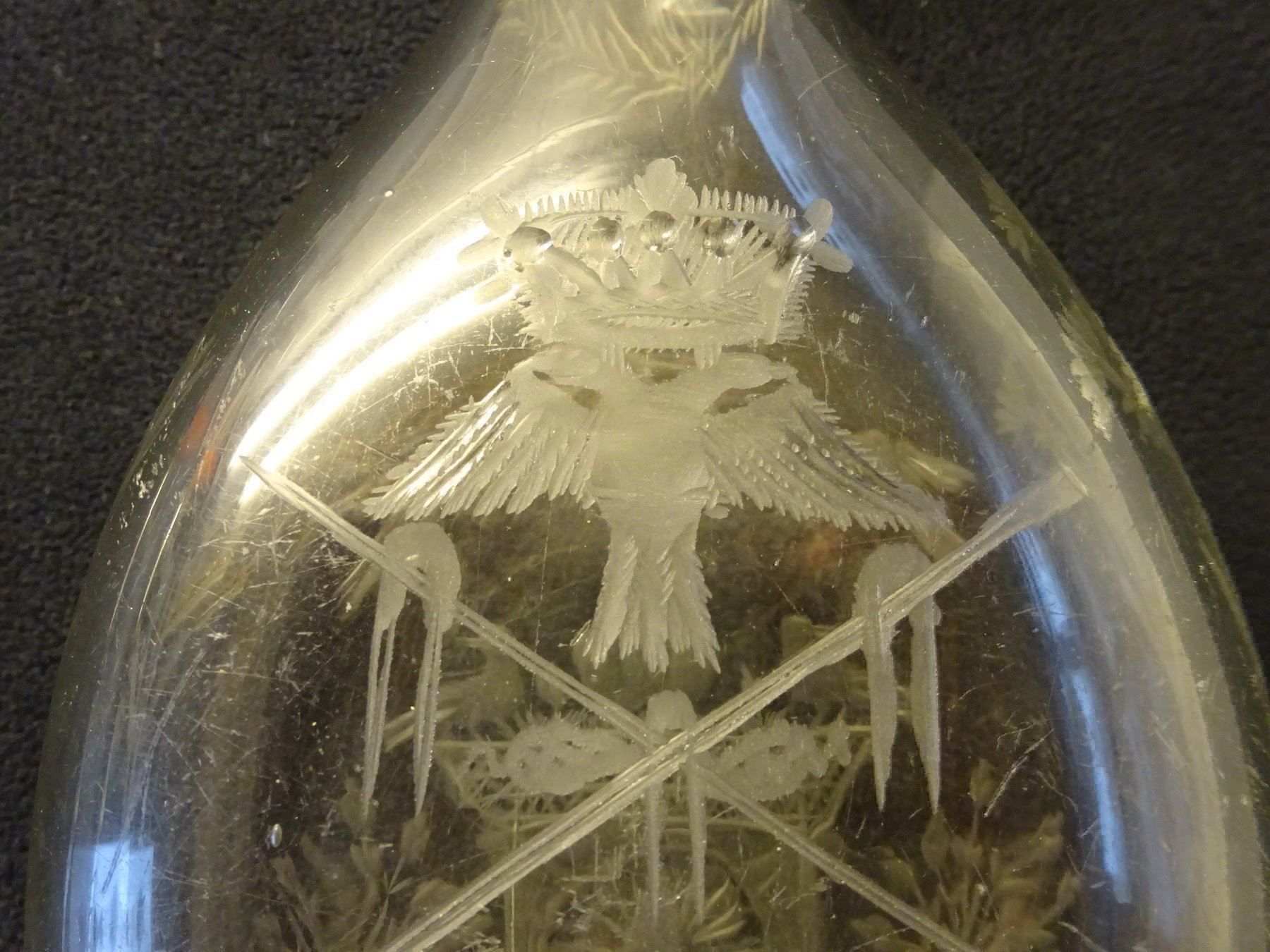 Flaschen: Taufflasche Glasmacherzunft Weissglas – Gebraucht aus Esslingen von eintagammeer 5