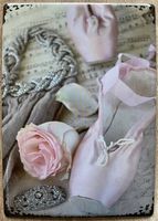 Blechschild Ballerina Deko, neuwertig