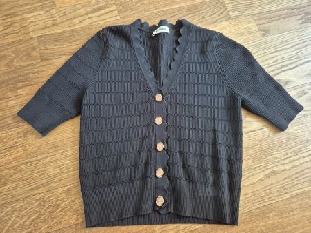 Black Sandro crop top size XS/S