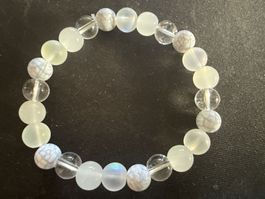 Armband- Mondstein-Beruhigend, Heilend-Echtstein