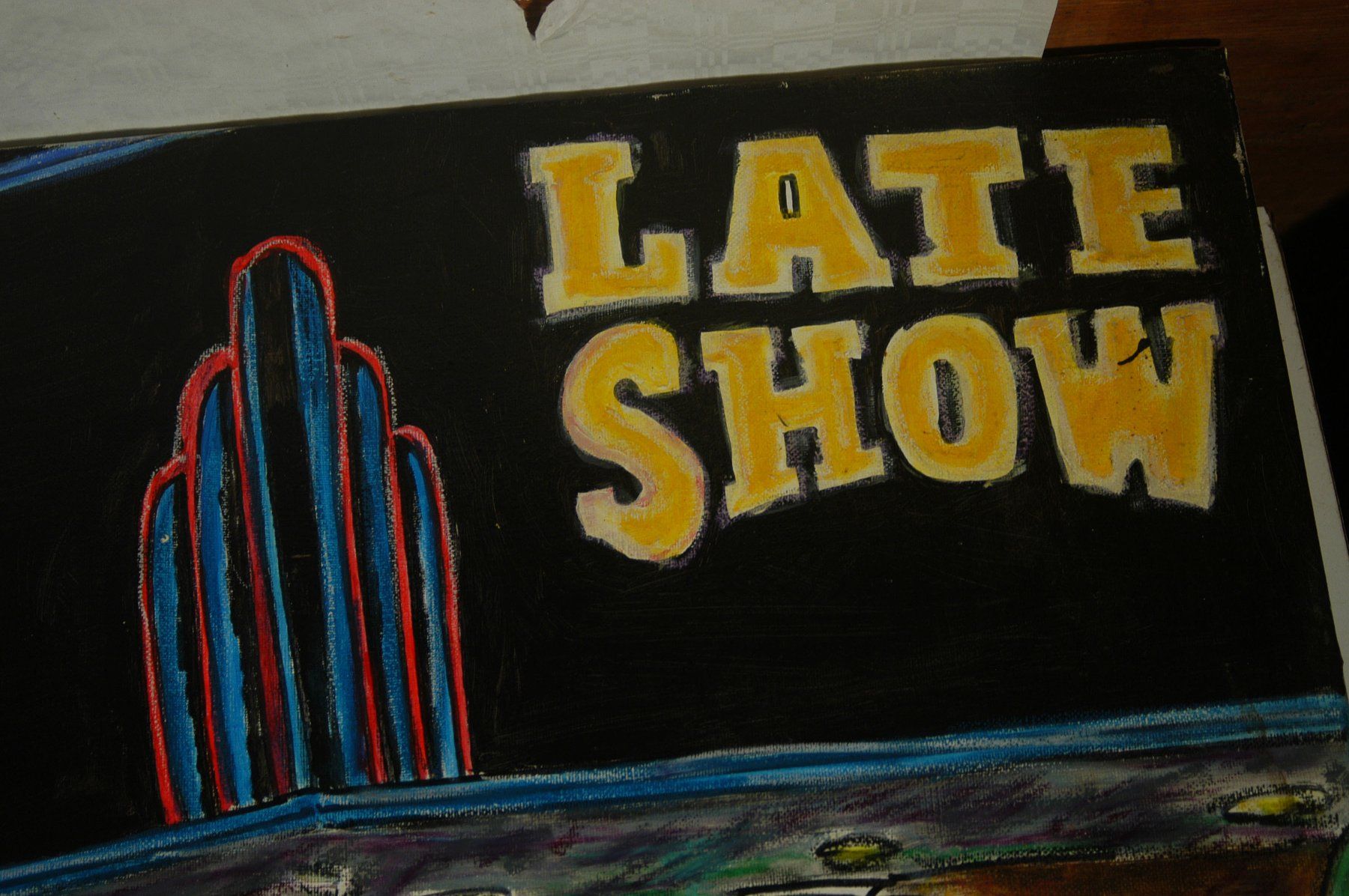 Dipinti: Bild Ed Sullivan Show Oel auf Leinwand – Usato da Herisau venduto da Wisen 6
