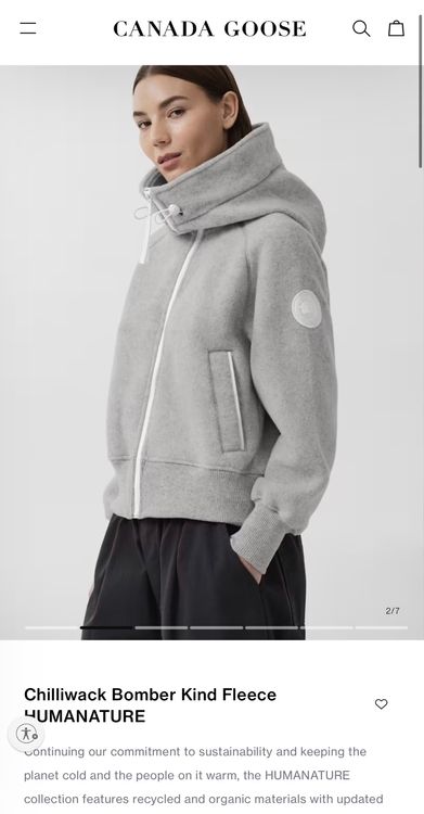 Canada Goose Chilliwack Bomber Kind Fleece in M (Neu (gemäss