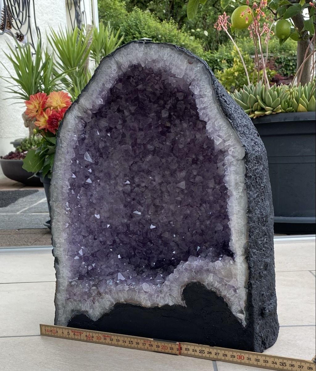 Minerali & Pietre curative: Grosse wunderschöne Amethyst Druse – Usato da Selzach venduto da 321compac 4