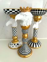 3 edle Kerzenhalter neu